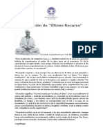 Meditacion Ultimo Recurso PDF