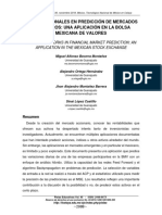 3.redes Neuronales en Predicción de Mercados Financieros Una Aplicación en La Bolsa Mexicana de Valores PDF