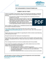 School Transport Arrangements From September 2020 FINALv2.1 PDF