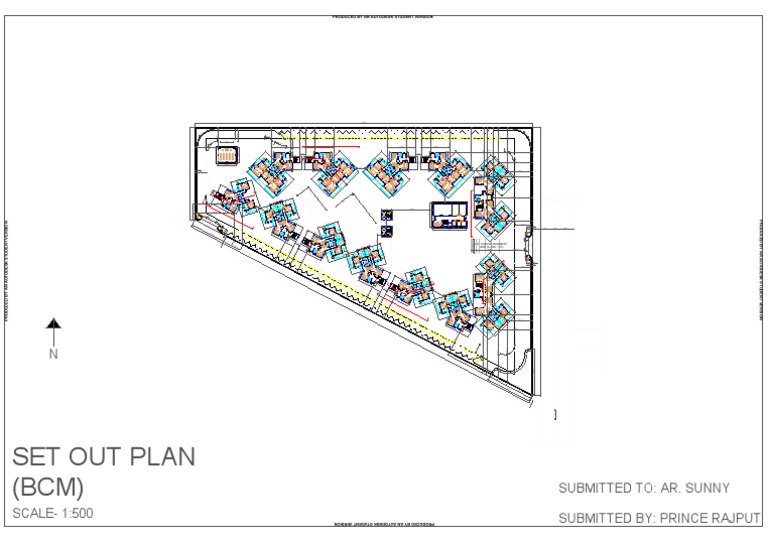 Set Out Plan (BCM) : Produced by An Autodesk Student Version | PDF