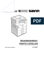 Parts Catalog B039/B040/B043: Ricoh Group Companies