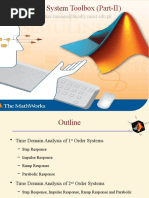 Control System Toolbox (Part-II) : Imtiaz - Hussain@faculty - Muet.edu - PK