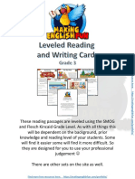 Reading and Writing Comprehension Cards Grade 3 Set 2 - 1