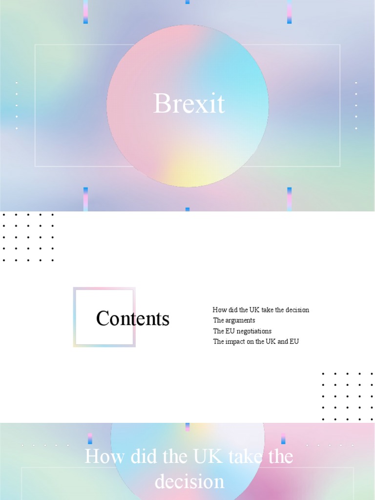 Brexit Power Point Presentation | PDF | Brexit | International Law