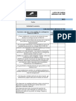 SG-FO-53 Lista de Chequeo para Verificar Medidas de Prevencion Por Parte de La Empresa