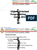 Object-Oriented Programming Using JAVA: University of The Philippines Cebu College