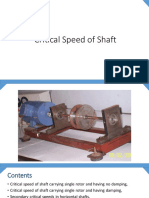 Chapter 4 - Critical Speed of Shaft