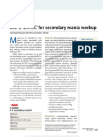 Use E-MANIC' For Secondary Mania Workup: Dowden Health Media