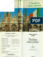 L'italien Sans Peine - Livre Assimil Édition 1976 PDF