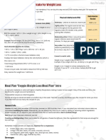 Veggie Weight Loss Meal Plan For PDF Download Updated PDF