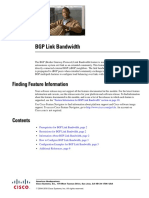 BGP Link Bandwidth: Finding Feature Information