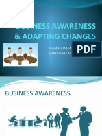 Business Awareness & Adapting Changes: Hammad Haider (Se-020) Shayan Sikander (Se-056)