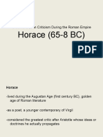 Horace(Ars Poetica) 