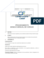 PTO-20 PROCEDIMIENTO MANEJO MANUAL DE CARGAS