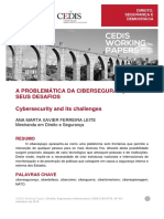 A Problematica Da Ciberseguranca e Os Se PDF