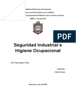 Seguridad Industrial e Higiene Ocupacional