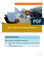 How To Start A Consulting Business PDF
