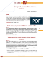 Tempos midiáticos - passado, presente e futuro em modos narrativos