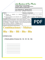 Guía de Aprendizaje - 18 Al 21 de Agosto - PRIMERO