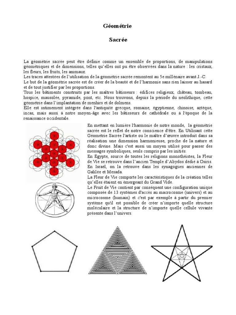 La géométrie des possibles