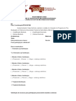 Formulário para Abertura Proc. Defesa e Qualificação