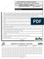 Ibfc 2017 Policia Cientifica PR Perito Criminal Area 2 Prova PDF