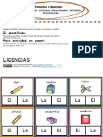 TarjetasArticulosdeterminadosmasculinoyfemenino PDF