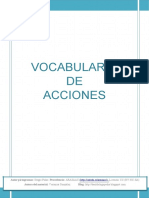 Acciones-Vocabulario Word