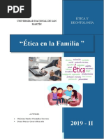 Ética en La Familia