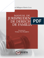 Manual de Jurisprudencia de Derecho de Familia