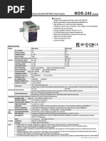 240W Single Output Industrial DIN RAIL Power Supply: Series