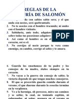 10 REGLAS DE LA SABIDURÍA DE SALOMÓN