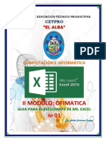 GUIA PARA EL ESTUDIANTE DE MS EXCEL #01 - Alba PDF
