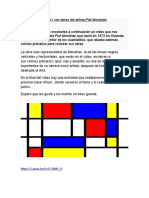Los Colores Primarios Con Obras Del Artista Piet Mondrian