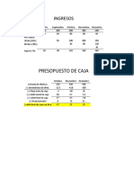 Presupuestos de Caja