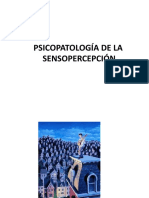 Psicopatología de la sensación y la Percepción.