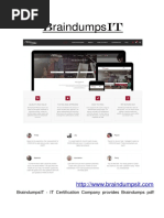 Braindumpsit: Braindumpsit - It Certification Company Provides Braindumps PDF!