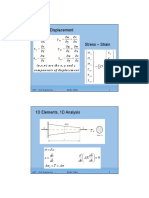 Strain - Displacement: Aait - Civil Engineering - Bedilu Habte 1