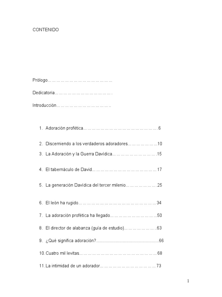 Adoración Profética y Guía Práctica | PDF | Arca de la Alianza | David
