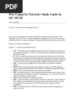 Free Comptia Network+ Study Guide by MC Mcse