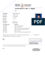 Examination Form 2018-19 - Sem - 2 - Regular