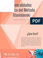 Generalidades Acerca Del Método Stanislavski