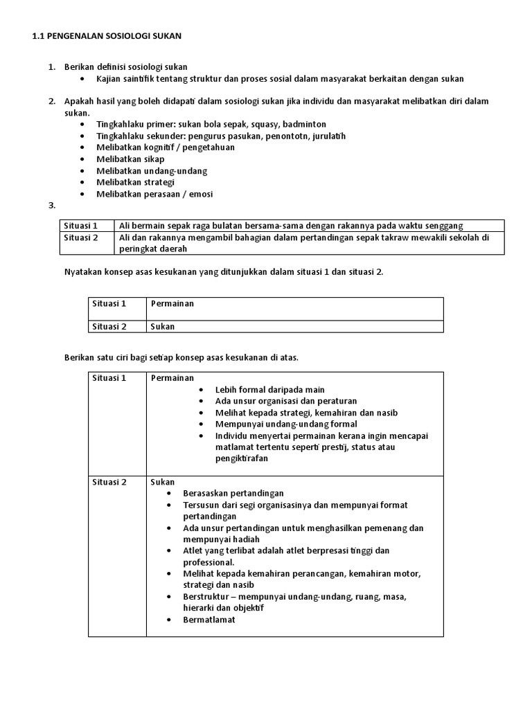1 1 Pengenalan Sosiologi Sukan Pdf