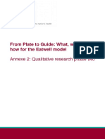 From Plate To Guide: What, Why and How For The Eatwell Model