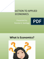 1 Introduction To Applied Economics