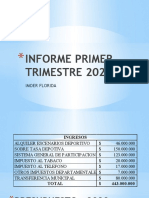 INFOME PRIMER TRISMESTRE 2020