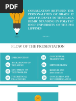 Correlation Between The Personalities of Grade 12 Abm Students To Their Aca Demic Standing in Polytec Hnic University of The Phi Lippines