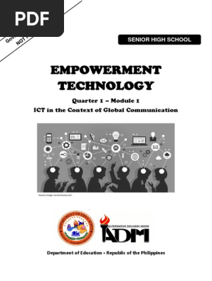 Empowerment-Technology-SHS_Q1_Mod1_ICT in the Context of Global Communication_ver3