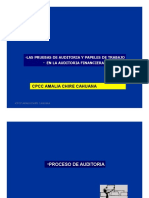 PRUEBAS DE AUDITORIA PAPELES DE TRABAJO PPT