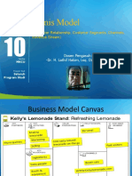 Bisnis Model: (Customer Relationship, Customer Segments, Channels, Revenue Stream)